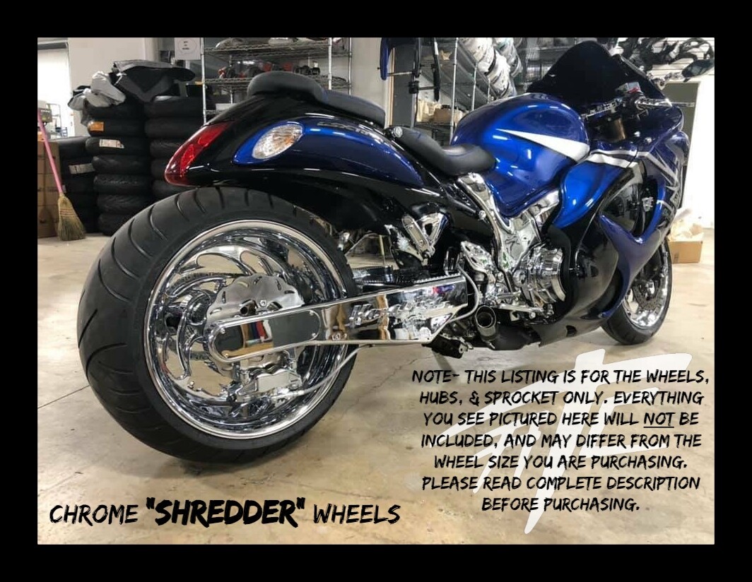 DREAM:14ポンド ZX-14 360 FAT TIRE CHROME SHREDDER WHEELS 06
