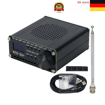 ATS-20+ Plus DSP SDR Receiver FM AM (MW and SW) and SSB (LSB and USB) DE Stock