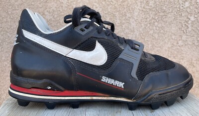 New in box vintage men\'s Air zoom boss shark Nike football cleat black white 13 s-l400.jpg main image 3