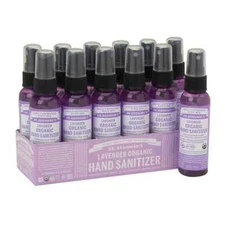 Dr. Bronner's Organic Lavender Hand Cleaning Spray Bottle - 12 pack