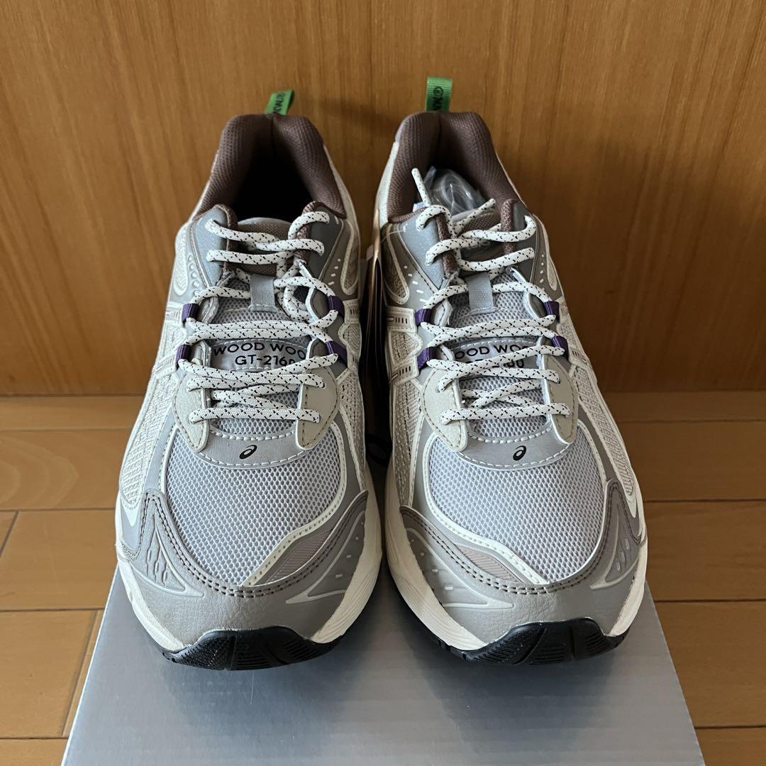 Men US 9.0 WOOD WOOD × Asics GT-2160 Cream Soften 670905