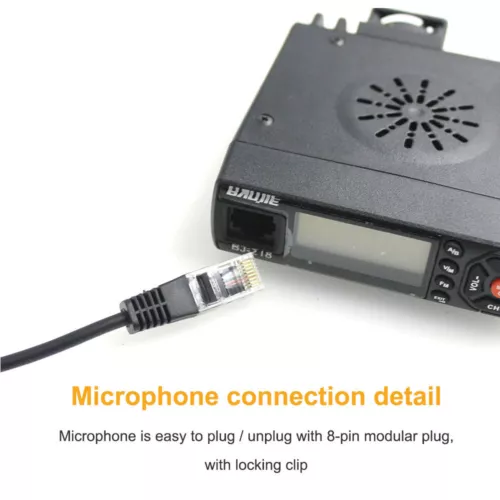Baojie BJ-218 radioamatore mobile dual band 25 W CTCSS radio bidirezionale walkie talkie - Foto 7 di 10
