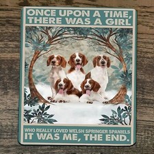 a Mouse Pad Once Upon a Time There was Girl who Loved Springer Spaniels Dogs #2