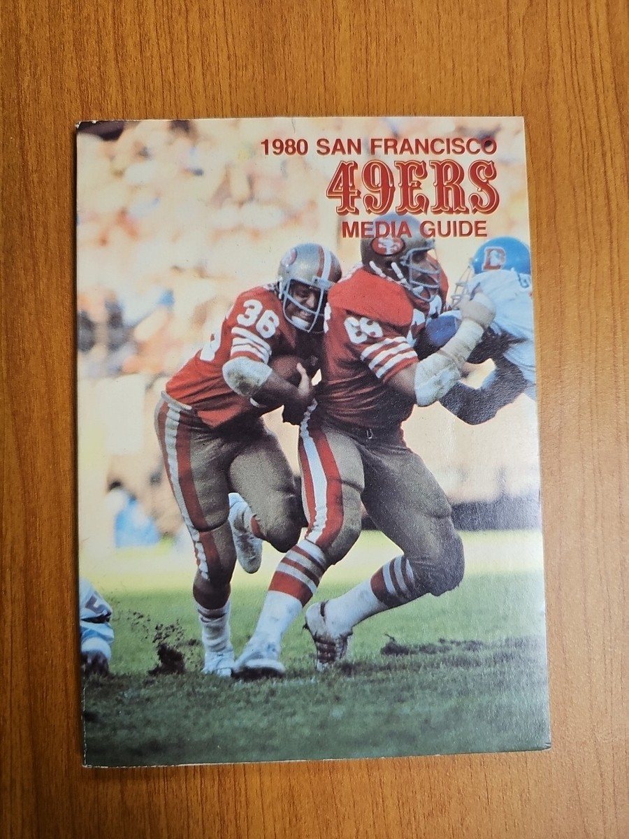 VINTAGE 1980 San Francisco 49ers Media Guide, Mint Condition | eBay
