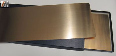 Hartgewalztes Bronzeblech Bronze - L: 250/500mm B: 150mm; S:0,05-0,3mm