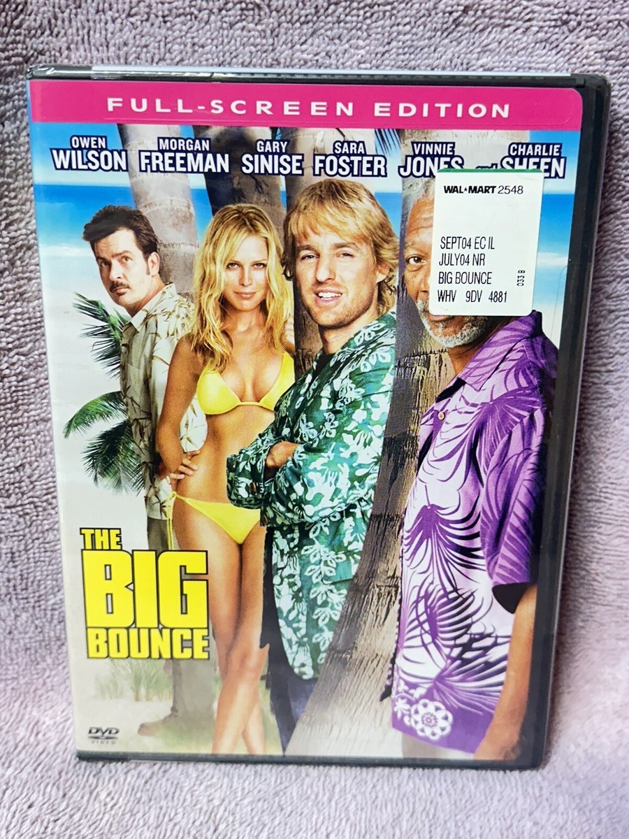 The Big Bounce (DVD, 2004, Full-Screen) Owen Wilson Charlie Sheen