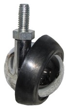 2" Ball Casters, Metal, Swivel, Threaded Stem: 3/8-18 x 3/4", (4pcs)