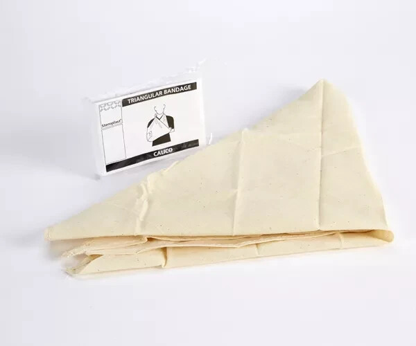 Steroplast Calico Triangular Bandage | Non-Sterile, Reusable
