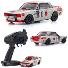 Kyosho 32643R MINI-Z AWD NISSAN SKYLINE 2000GT-R (KPGC10) #6 1972 Racing Car