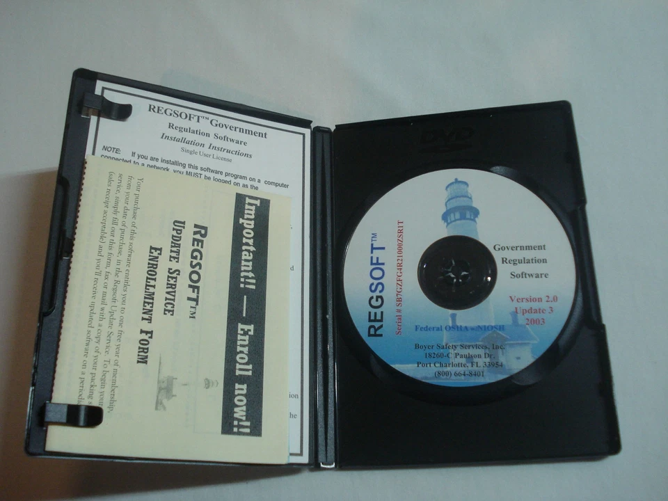 REGSOFT REGLAMENTOS FEDERALES OSHA CON NIOSH 29 CFR, 1903 1904 1910 1926 $199,95 Foto 2 de 4