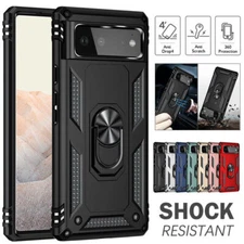 For Google Pixel 8 Pro 7 Pro 7a 6 5 Case Rugged Shockproof Heavy Duty Ring Cover