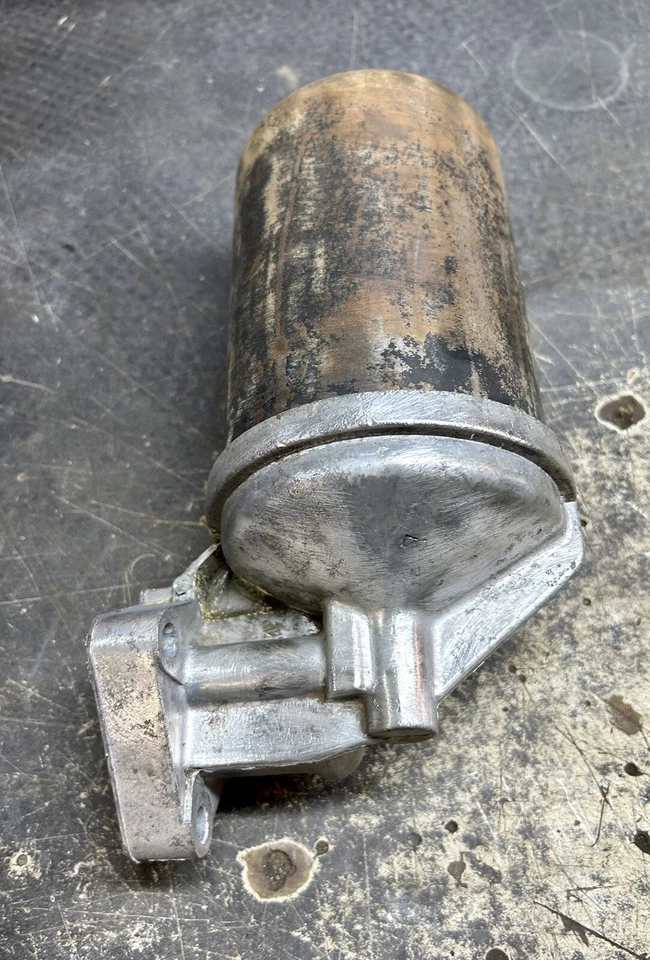 1955 - 1959 PONTIAC OIL FILTER HOUSING CANISTER ADAPTOR ( OEM USED ) A+ A+ A+ - Image 2 of 4