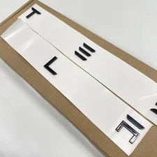 Gloss Tailgate Letters Rear Emblem Badge Decals Sticker for Tesla Model 3 Y S X