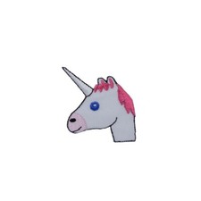 IRON ON PATCH Unicorn Head 1 5/8" X 2"FREE SHIPPING