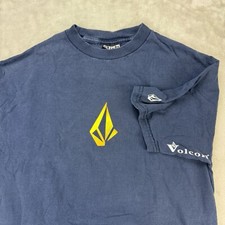 Vtg Volcom Faded Distress Shirt Med Surf Skat...