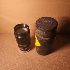 Tele-Lentar F=200mm 1:4.5 Camera Lens H75678 with Zippered Case Made in Japan