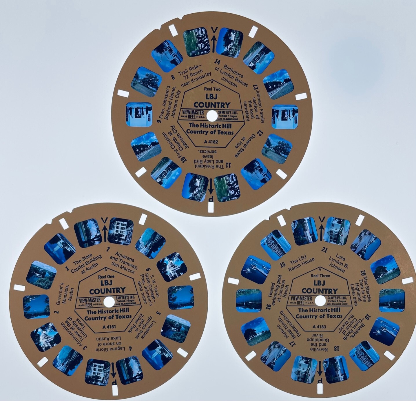 View Master Packet View Master Packet A418 LBJ Country S6b | eBay