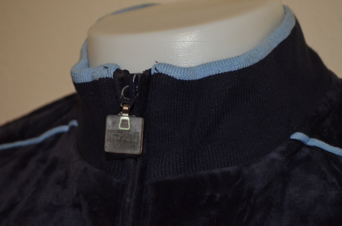 Rocawear Jay-Z Hip Hop Rap OG Velour Zip Track Jacket S