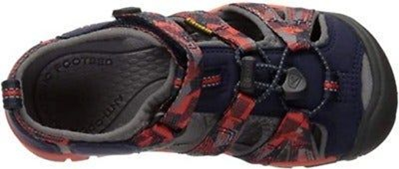 NEW KEEN Little Kid Seacamp II CNX Vestito Blu Arancione Piccante Scarpa Acqua Punta Chiusa