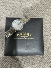 Rotary 28mm Rose Gold/Silver Stainless Steel Case and Strap Women's Wristwatch