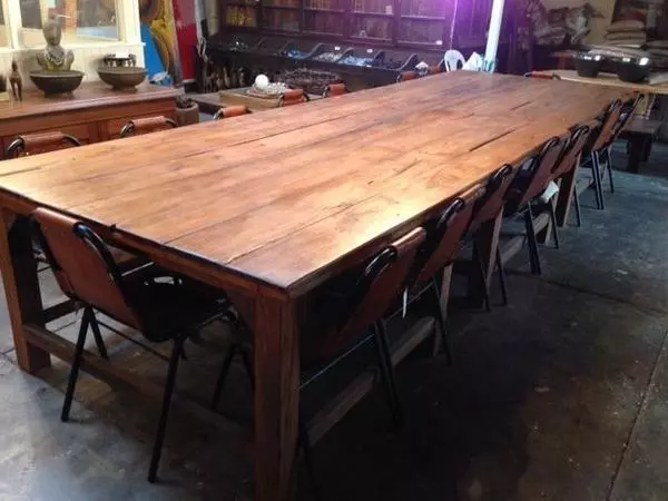 Large 16 seater dining table