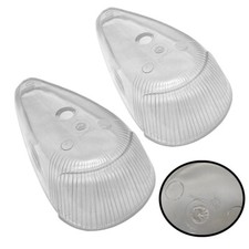 Front Turn Signal Narrow Clear Lenses Set Pair Lens Vw T1 Beetle Bug 1964-1969