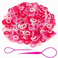 420 Pcs Baby Hair Ties, Small No Damage Elastic Hair Bands for Toddlers, Little