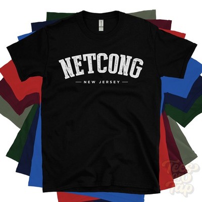 NETCONG NEW JERSEY T-SHIRT Morris USA Retro Uni Style Heimatstadt Geschenkidee