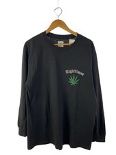 WACKO MARIA Long Sleeve T Shirt L Cotton BLK Print High Times