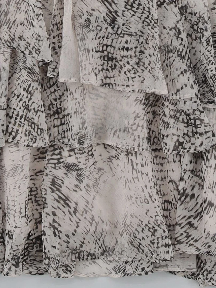 Mint Velvet Women's Maxi Skirt UK 16 Multi Polyester with Viscose Long Maxi - Image 4 of 4