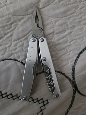 Leatherman JUICE SC2 Multi-Tool- Gray - Pliers, Corkscrew Silver Retired