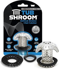 TubShroom Ultra Bath Tub Drain Hair Catcher Protector Strainer Stainless Steel