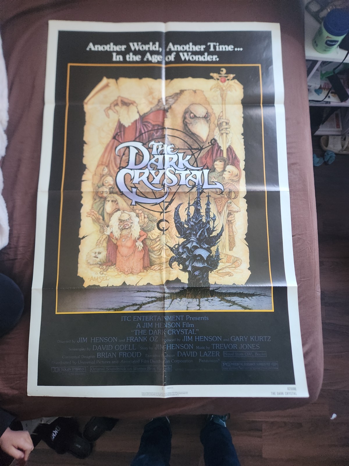 THE DARK CRYSTAL Jim Henson One Sheet Movie Poster Authentic Original