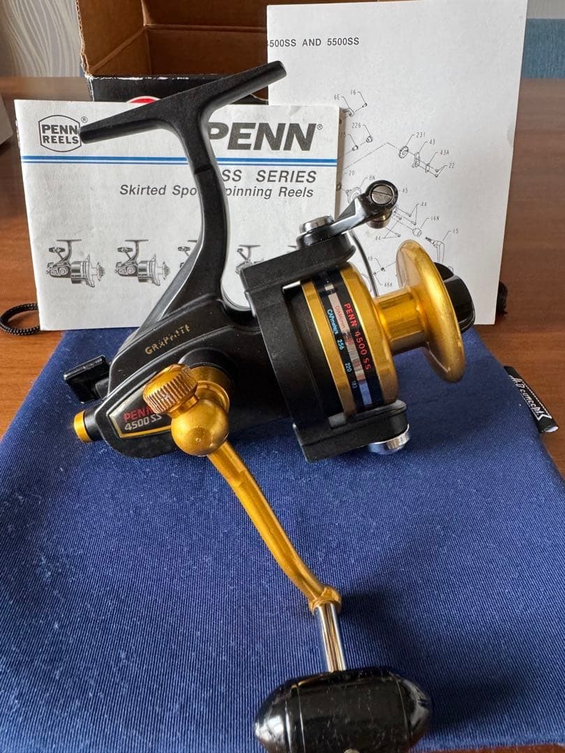 Penn 4500SS Spinning Fishing Reel 4500 SS in Shape Must See for