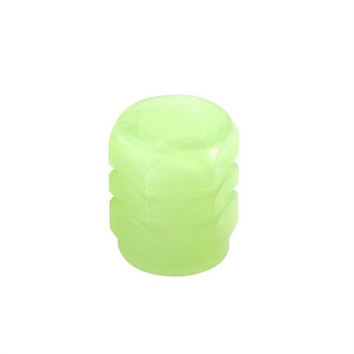4* Tire Valve Cap Luminous Car Vehicle Wheel Prank Valve Cap Glow Dust Cover Kit - Picture 4 of 12