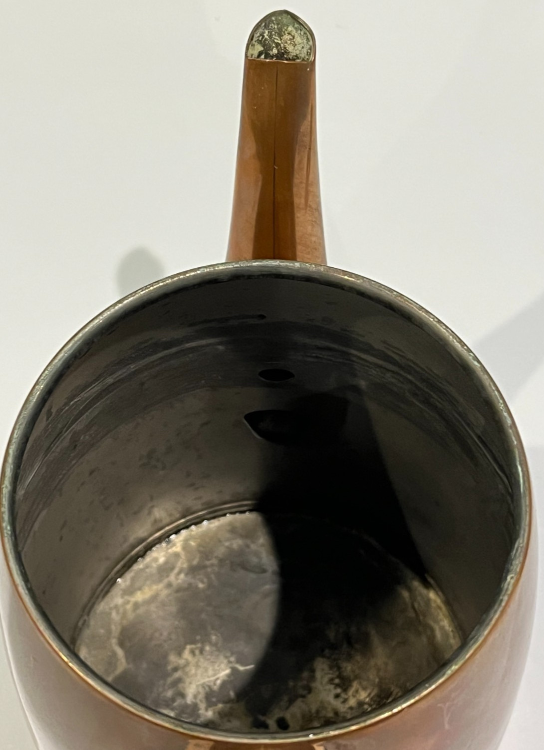 VINTAGE SONA WARE COFFEE POT COPPER OVER ALUMINIUM STRATFORD-ON-AVON