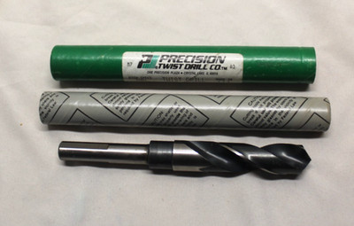 Precision 91548 Twist Drill - 3/4''  HSS  R57  3-Flat Silver & Deming  - USA