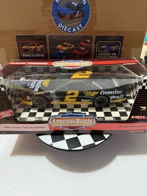 RARE* CUSTOM RUSTY WALLACE #2 MILLER GENUINE DRAFT 1992 ERTL 1/18 Diecast
