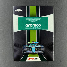 2025 Topps Chrome F1 Aston Martin Aramco #178 Team Logo