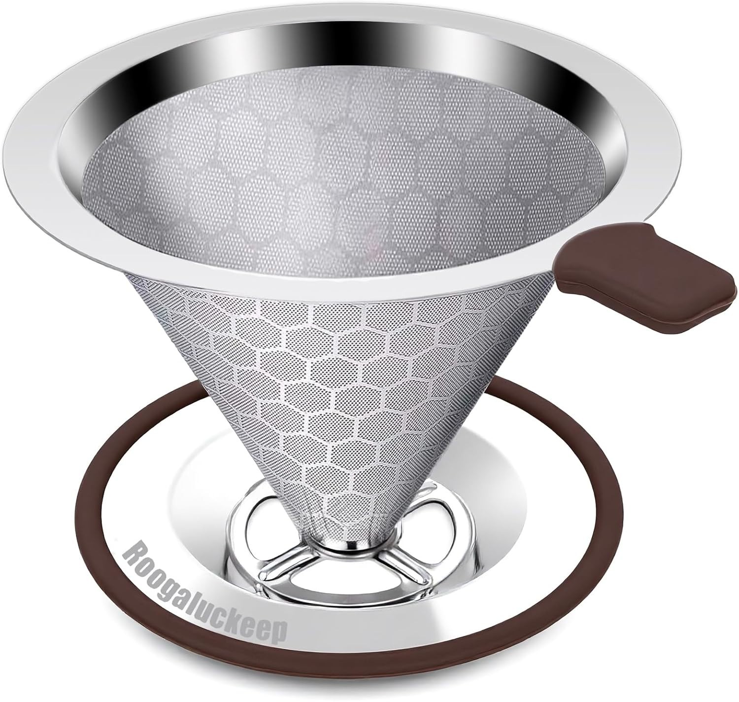 Pour over Coffee Dripper, Stainless Steel Coffee Filter, Pap