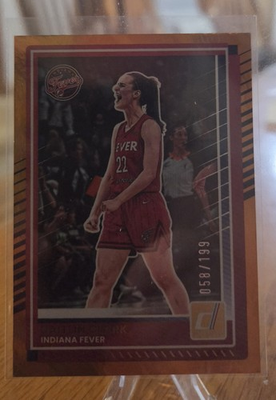 #ad Panini 2025 Donruss WNBA Caitlin Clark Indiana Fever Card #47 058 199 $85.00