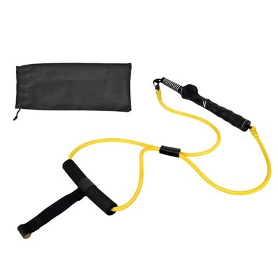 Golf Swing Practice Rope Golf Swing Training Elastic Pull Rope Trainer Tool