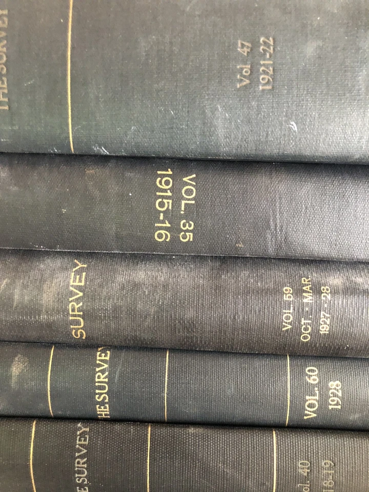 Lot of Bound Magazines: The Survey  DECORATIVE BOOKS Early 1900s PRICE PER BOOK - Image 2 of 4