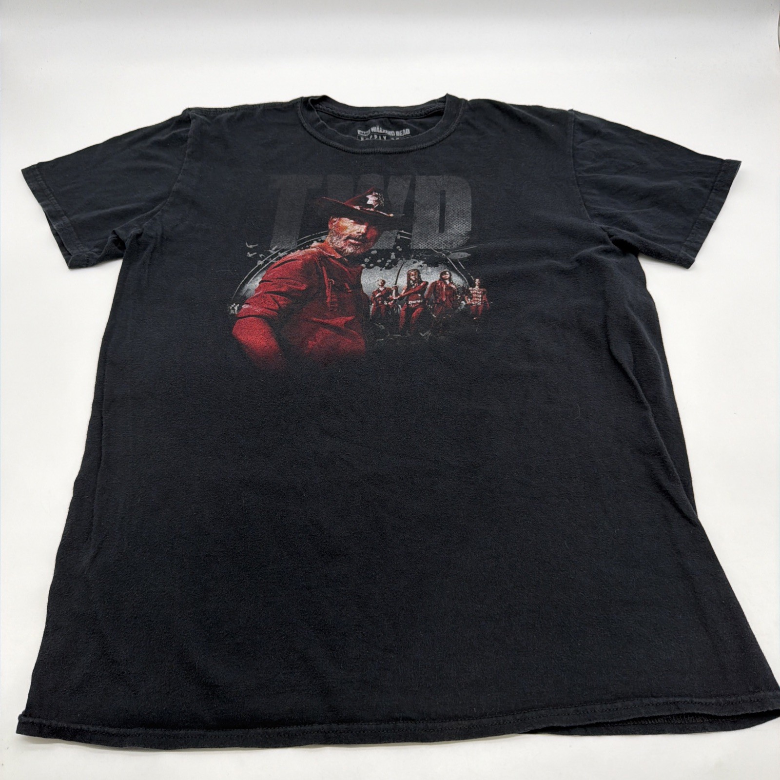 AMC The Walking Dead Supply Drop T-shirt Men L Black Graphic Print Logo.#42106