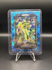 2022 Panini Prizm Tariq Woolen #349 Blue Cracked Ice /99