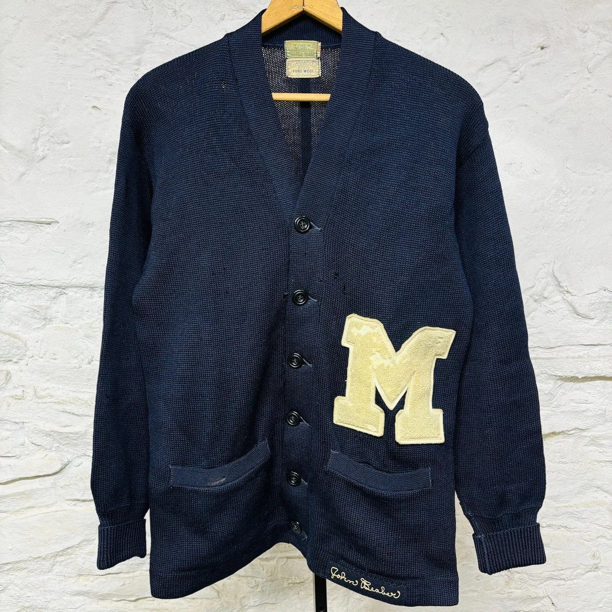Original 1940s 100% Wool Vintage Sweaters for Men for sale | eBay