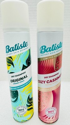 2pk Batiste Ltd Edition Refresh Dry shampoo duo Original/Cozy Cashmere Full Size