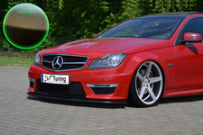 Spoilerschwert Frontspoiler Cuplippe ABS Mercedes Benz C63 AMG W204 in OEM Optik
