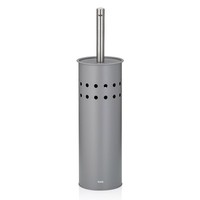 Kela Wc-Garnitur ToilettenbüRste Leo Metall Grau