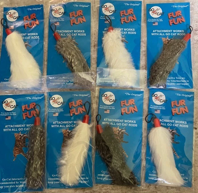 GO CAT DA FUR FUN GO CAT INTERACTIVE TOYS CAT NIP KITTEN PLAY COUNT OF 10